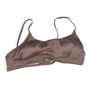 Light Brown Ribbed Swim Bikini Womens Size Large CupShe